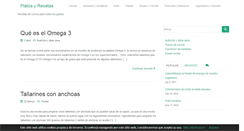 Desktop Screenshot of platosyrecetas.com